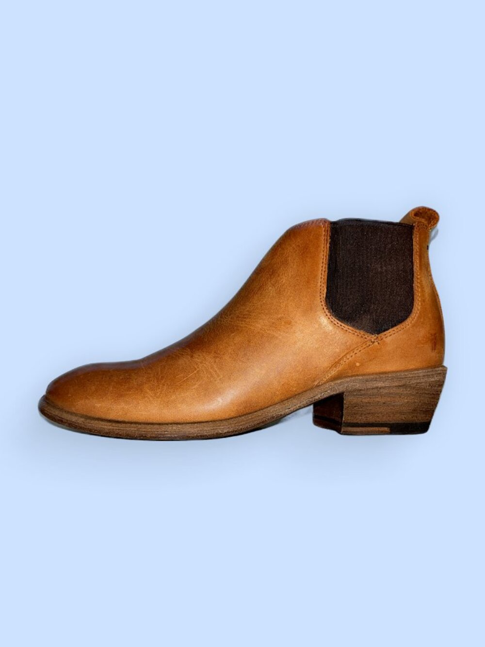 Frye Carson Ankle Bootie Cognac - Picture 3 of 8